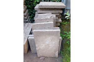 Betontegels 60x40x6 en 30x30x4