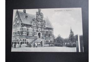 Ansichtkaarten, postzegels winkelwagenmuntjes