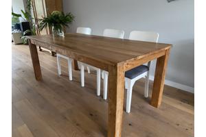 Teakhouten eetkamertafel 200 x 90 cm