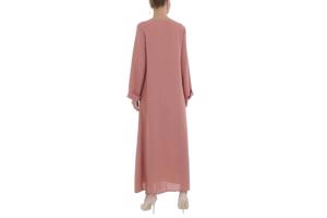 JCL wijde zomer maxi-jurk roze S/36