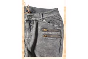 Metrofive zachte skinny broek khaki S/36