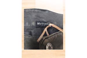 Metrofive zachte skinny broek khaki S/36