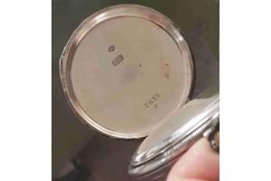 Zilveren ZentRa zakhorloge, met ketting niet werkend