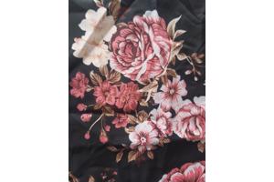 mouwloos luchtig shirt bloemen L