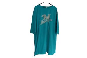 Sweat jurk motorcycle turquoise XL/XXL