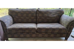 Stoffen ruime twee zit bank