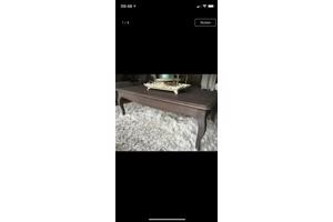 Eiken Salontafel taupe queen ann