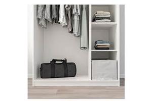 IKEA KLEPPSTAD KLEDINGKAST WIT 4 stuks