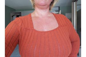 lange jurk oranje XXL