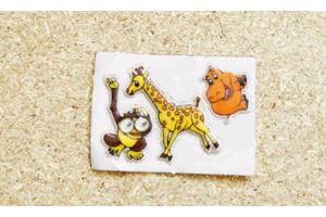 Stickers leuke tekst voor buttons, paasstickers, film etc