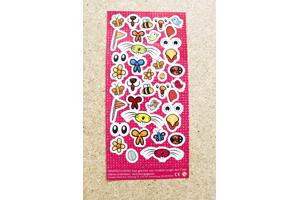 Stickers leuke tekst voor buttons, paasstickers, film etc