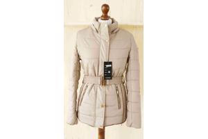 Winterjas met afneembare capuchon, beige, Maat M (nieuw)