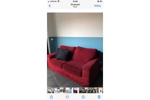Tweezitsbank en fauteuil