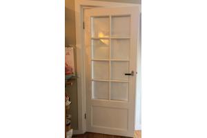 Binnendeur met glas