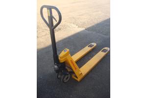 Palletwagen Pompwagen weegschaal 2500kg 115cm Dubbel Voorwie