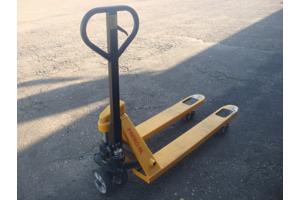 Palletwagen Pompwagen weegschaal 2500kg 115cm Dubbel Voorwie