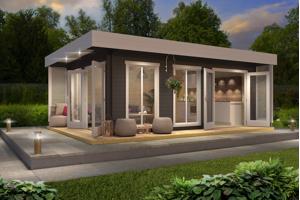 NIEUW Modern hoogwaardige blokhut Dominica ---VERLAAGDE PRIJ