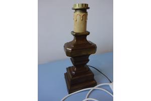 Brons lampvoet met snoer bronzen voet lamp 33 cm 3,5 kg