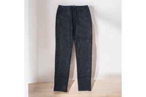 Drole de Copine stretchy zachte sterren broek zwart S/36