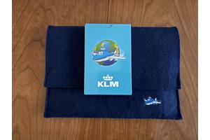 KLM memory game geheugenspel geopend memo etui