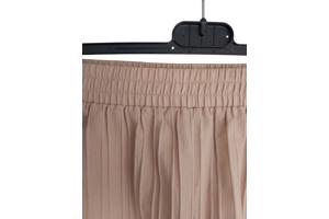 Korte broek beige met wit met kant L