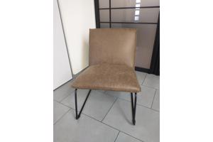 Zetel modern lederlook groen NIEUW