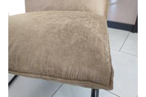 Zetel modern lederlook groen NIEUW