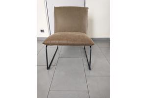 Zetel modern lederlook groen NIEUW