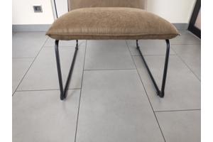 Zetel modern lederlook groen NIEUW