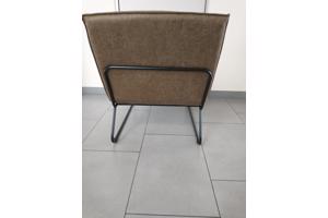 Zetel modern lederlook groen NIEUW