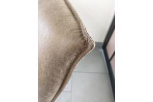 Zetel modern lederlook groen NIEUW