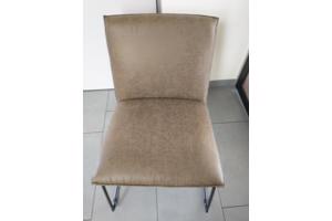 Zetel modern lederlook groen NIEUW