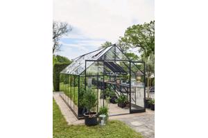 Nieuw Tuinkas Qube 816, zwart gecoat