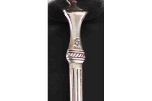 Verzilverde suikerschep van Sola Ziet er nog mooi uit