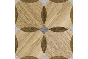 Geometrisch Retro Design tegels Houtlook Patroontegels 20x20