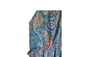 Luchtige zomerjurk meerkleurig XXL