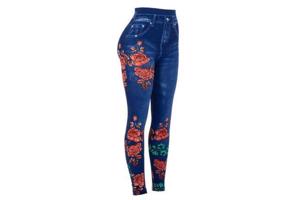 Top Look legging rozen blauw one size XS-L