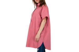 JCL oversized lange blouse roze S/M