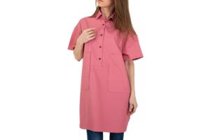 JCL oversized lange blouse roze S/M