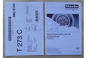 Miele T273C Condensdroger ALS NIEUW