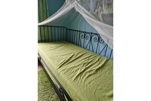 Ikea princessenbed zwart met lattenbodem 90/200