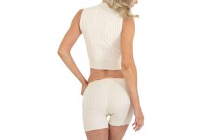 Emma&Ashley 2 delige zomer set creme M/L