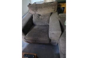 Grote fauteuil ribstof