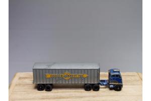 2 Lesney Hendrickson Tractor Inter-State Double Freighter