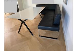 Massief eiken design eettafel