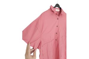 JCL oversized lange blouse roze M/L