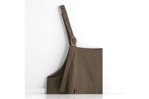 Cashual jurk khaki groen one size