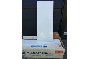 Wandtegels badkamer Wit hoogglans 1 m2 (12st 20x50cm)