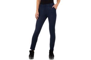 Drole de Copine stretchy zachte sterren broek marineblauw M