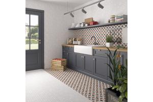 mozaïektegel keramische cementtegel look 20x20 Vives